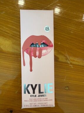 NIB KYLIE Velvet Liquid Lipstick & Lip Liner - Pink Nude
